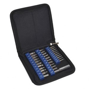 Extracteur de vis cassées universel, outil de filetage, tournevis pour vis dénudées, kit de défilettage inversé, ensemble gainé de tissu, en plastique - Product Image 5