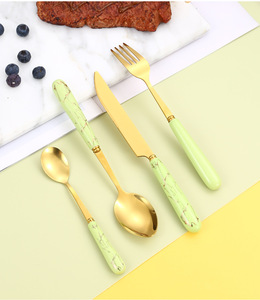 Thanh lịch sang trọng thiết lập dao kéo Hoàng Gia Chất lượng cao thép không gỉ bít tết dao nhà máy trực tiếp vận chuyển bạc thiết lập dao kéo cho Đảng - Product Image 5