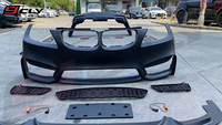 CLY Bumper Mobil untuk BMW 09-12 3 Seri E90 LCI Upgrade M4 Tubuh Kit Bumper Depan Belakang Bumper Fender CS Hood