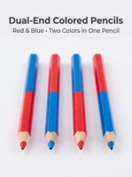 Crayons de couleur double embout bicolores, double pointe 2 en 1, en bois, logo personnalisé, emballage en vrac, fournitures pour dessin d'enfants, cadeaux de fête scolaire