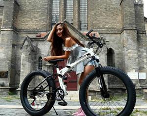 Commercio all'ingrosso di Merci Pronte 26 pollici 6 Velocità Pieghevole Neve Biciclette/Grasso Pneumatico Della Bicicletta Della Montagna - Product Image 3