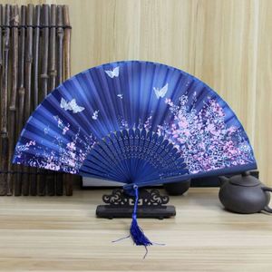 Éventails pliants personnalisés avec logo, design floral, art populaire traditionnel, amour, pour la décoration intérieure écologique – Vente en gros - Product Image 5