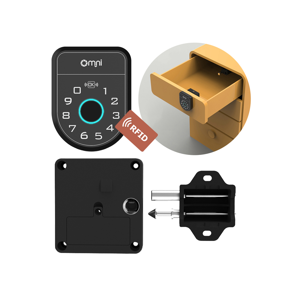 Бесключевой шкаф с распознаванием отпечатков пальцев, интеллектуальное Переднее Крепление, многоцелевой Nfc Rfid-пароль, умный биометрический беспроводной выдвижной замок