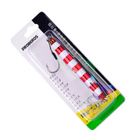 PRO BEROS Leurre de pêche artificiel dur en métal imprimé, type jig, à longue portée, lesté, nageur, simulation phosphorescente