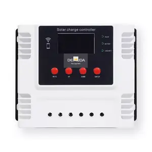 Reguladores de batería automáticos, cargador de 10A, 20A, 30A, 40A, 50A, 60A, USB Dual, controladores de carga Solar PWM con aplicación WIFI, 12V, 24V/48V, nuevo