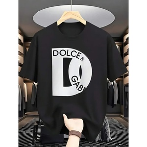 1 Piece Custom Versatile Unisex Cotton Short Sleeve Graphic <b>TShirts</b> Wholesale Skin Friendly Easy Care Comfortable Athletic Wear - Product Image 2