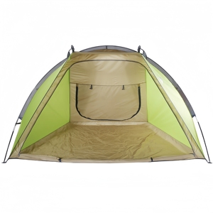 Carpa de Playa Premium con Protección UV50+, Anclajes de Arena Integrados y Ventilación de Malla para Vacaciones Familiares en la Costa y Alquileres en Resorts - Product Image 1