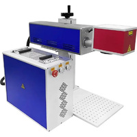 Máquina de Marcado Láser de CO2 de Tipo Dividido de 40W 50W para Materiales No Metálicos, Grabado de Alta Velocidad y Precisión, Sistema de Codificación Industrial