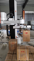 Robot Paletisasi Kolom 4-Axis dengan Penjepit (Clamp Gripper) |   Mesin Penyusun Karton Otomatis |   Dapat Disesuaikan Sepenuhnya, 120 Kantong/Jam