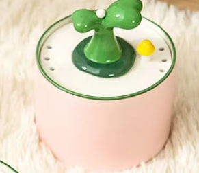 Distributeur d'eau électrique automatique en céramique de 1,5 L pour chat et chien Pompe silencieuse et source de charge d'abreuvoir de filtre pour chats et chiens - Product Image 2