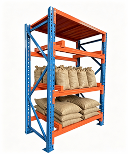 Étagères métalliques robustes pour supermarché, rayonnages de présentation perforés double face, étagères autoportantes multifonctionnelles - Product Image 6