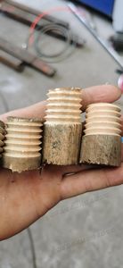 Yuvarlak demir diş ahşap bar diş paspas bar süpürge sopası diş ahşap soket makinesi, dokunarak makinesi, ahşap sap diş - Product Image 2