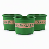Pots en plastique PP pour pépinière, jardin, conteneurs pour plantes, trou de drainage, légers, durables, utilisation en extérieur, biodégradables, 1,2-7,9 L