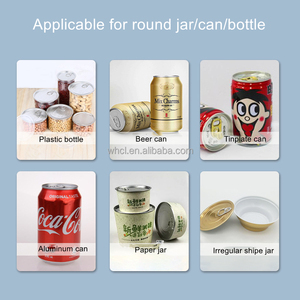 Machine automatique de sertissage de canettes de jus de bière alimentaire Machine de bouchage de canettes de bocal en verre - Product Image 6