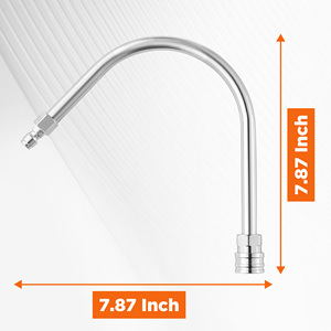 تنظيف مزراب فولاذية ، توصيل سريع على شكل حرف U ، مرفق منظف مزراب بقضيب ممتد - Product Image 2