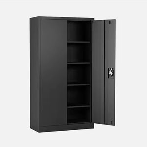 Armoire <span class=keywords><strong>de</strong></span> <span class=keywords><strong>rangement</strong></span> <span class=keywords><strong>de</strong></span> <span class=keywords><strong>garage</strong></span> <span class=keywords><strong>de</strong></span> 71 pouces <span class=keywords><strong>de</strong></span> haut grand casier industriel avec étagères réglables classeur en acier <span class=keywords><strong>placard</strong></span> en métal - Product Image 1
