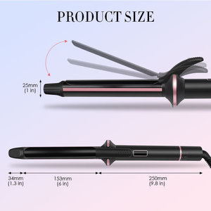 2021 <span class=keywords><strong>meilleur</strong></span> vendeur 2 en 1 LCD titane cheveux <span class=keywords><strong>fer</strong></span> <span class=keywords><strong>à</strong></span> friser nouvelle technologie Double PTC chauffage rapide <span class=keywords><strong>fer</strong></span> <span class=keywords><strong>à</strong></span> friser - Product Image 2