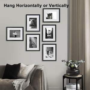 Cadre photo en bois sur mesure 4x6 5x7 6x8 A4 pour affichage de mariage, impression numérique, fait main, salon, cadre photo en MDF - Product Image 3