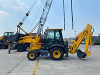 8400kg 8ton 777A Mini Wheel Backhoe Loader dengan Mesin Cummings