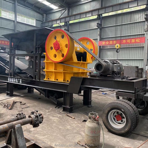 Pe400 * 600 250x400 sông đá quặng hàm Máy nghiền với rung Feeder và băng tải - Product Image 3