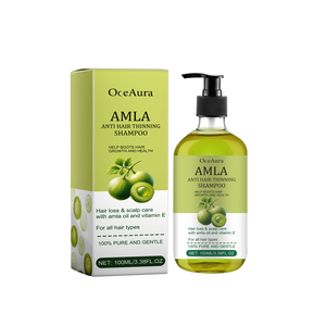 OceAura Amla Anti diradamento dei capelli Shampoo pulizia del cuoio capelluto e capelli lucidi e lisci umidi per il lavaggio e la protezione dei capelli densi - Product Image 1