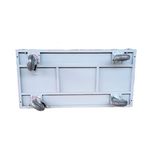 Nền tảng handcart kho đa mục đích <span class=keywords><strong>Heavy</strong></span>-<span class=keywords><strong>Duty</strong></span> sắt phẳng xe tải với hàng rào và khả năng chịu tải cao - Product Image 4