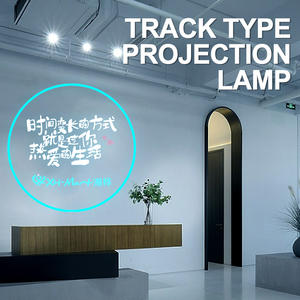 Проектор Track <span class=keywords><strong>Gobo</strong></span>, 25 Вт, индивидуальный рисунок для рекламы, черный цвет, Yufan, логотип в стиле Track, проекторы <span class=keywords><strong>Gobo</strong></span> - Product Image 2