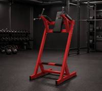 Máquina de Elevación Lateral con Carga de Placas Comercial con Remo Bajo para Brazos - Equipo de Gimnasio de Construcción de Acero