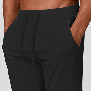 Logotipo personalizado 88% Nylon 12% Spandex Golf Roupas Calças Slim Fit Treinamento Esportivo Ginásio Fitness Jogger Mid Cintura Sports <span class=keywords><strong>Pants</strong></span> dos homens - Product Image 3