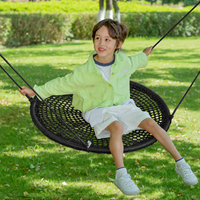 Balançoire suspendue ronde moderne Ropecube pour enfants, robuste, pour jardin, parc, aire de jeux, villa et école