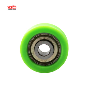 Rueda de Puerta Corredera de Plástico y Nailon YCZCO, Venta Caliente en el Mercado Sudamericano, Rodamiento 628zz No Estándar, Verde Claro, Bajo Peso - Product Image 1