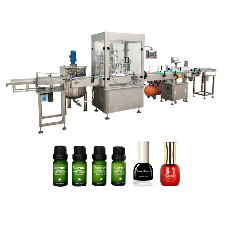 JB-Y2 automatic eye drop nail polish filling small bottle filling capping machine