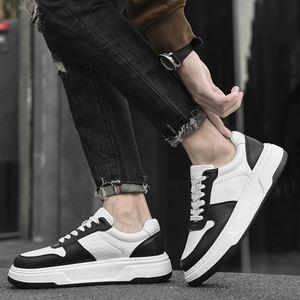 Zapatos elevadores de moda de alta calidad para hombres, zapatos blancos de cuero genuino con cordones, zapatillas con aumento de 7cm de altura - Product Image 2
