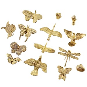 Poignées de tiroir et boutons de meuble en laiton massif style papillon, oiseau et aigle, créatives, en promotion pour armoires de cuisine - Product Image 4