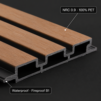 Panneau acoustique en fibre de polyester pour salle de conférence, mur de fond personnalisé, insonorisation et absorption acoustique, fabriqué à Xingtai, Hebei