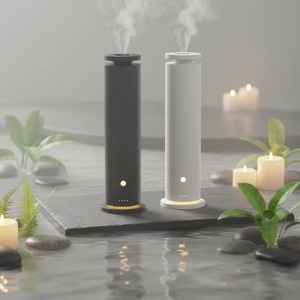 Siweiyi Electric Waterless Cold Air Technology Tower <b>Aroma</b> <b>Diffuser</b> 120ml Smart WiFi App Control Home Scent Machine - Product Image 1