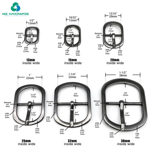 Metalen Binnenkant Breed 13/15/20/25/32/38Mm Passen <span class=keywords><strong>Roller</strong></span> Pin Gesp Snap Ovale O Ring Voor Leren Tas Handtas Schoen Schouderriem - Product Image 6