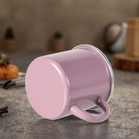Tasse en émail nordique vintage capacité de 350ml en usine granit tourbillon eau bière tasse à café nouveauté Design