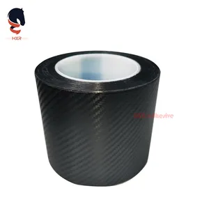 Carbon Fiber K3D Nano DIY Paste Protector Strip Anti-Scratch Tape for Car Side Mirror