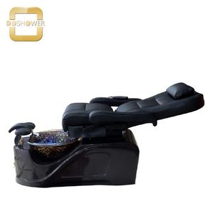 Chaise de pédicure noire avec chaise de pédicure Kenmisc Spa pour chaise de pédicure hydraulique - Product Image 3