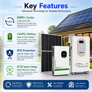 Modular Split 16kWh <b>Battery</b> System | Stackable 64kWh | Hybrid Grid Compatible | CAN | IP20 Indoor Solar Storage - Product Image 1