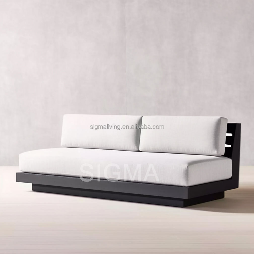 New Design Customize Patio Outdoor Furniture sofa set Luxury Aluminum Outdoor Garden Sofa