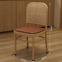 Ensemble de canapé de restaurant sur mesure et table en placage de bois avec chaises pour café de thé au lait, barbecue, hot pot, restauration commerciale