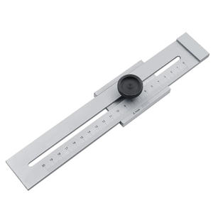Règle de marquage en acier au carbone 200mm 250mm 300mm Jauge de marquage de coupe de vis Outil de grattoir pour le travail du bois - Product Image 4