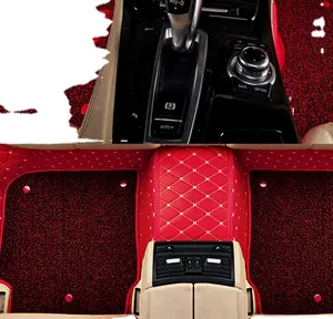 Велюровый коврик из 100% полиэстера для дешевого автомобильного Красного коврика в рулоне от производителя Dongwo
