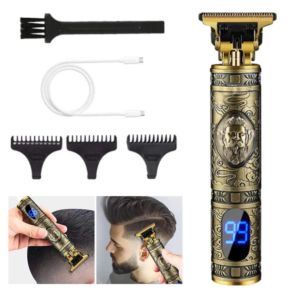 T9 USB Hair Man 0mm rasoio Trimmer per uomo tagliacapelli BElectric arber professionale barba ricaricabile tagliacapelli