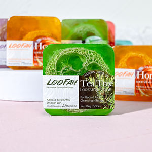 สบู่ใยบวบสำหรับผู้ใหญ่ กลีเซอรีน สมุนไพรธรรมชาติ ขัดผิวขาวใส ล้างหน้า ขัดผิวกาย มะพร้าว ว่านหางจระเข้ ลาเวนเดอร์ - Product Image 2