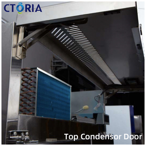 Automatic Factory Delivery CTORIA 500L Commercial Upright Deep <b>Freezer</b> Double Foaming Door Refrigerator KKF-06 Upright <b>Freezers</b> - Product Image 4