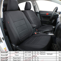 Accessoires de voiture sur mesure Housses de siège 5 sièges en cuir pour 2015-2025 Nissan Rogue S SV SL Platinum Midnight Edition Sport