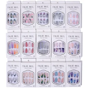 Haute Qualité Ballerine Français Faux Ongles Art Ongles Artificiels Court Faux Ongles Appuyez Sur Ongles Prix De Gros